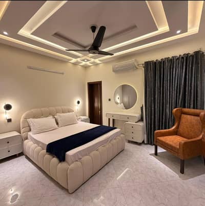 Brand New fully furnished 10 Marla ground portion 2 bedroom for rent phase 8 I block bahria town Rawalpindi