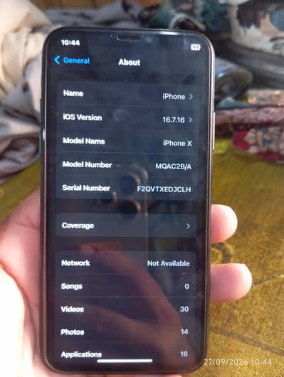 Apple iPhone X PTA Approved 64gb All ok 10/9.5 condition urgent sale