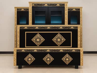 Complete Bedroom Set - Bed, Almari, Dressing Table, New Furniture