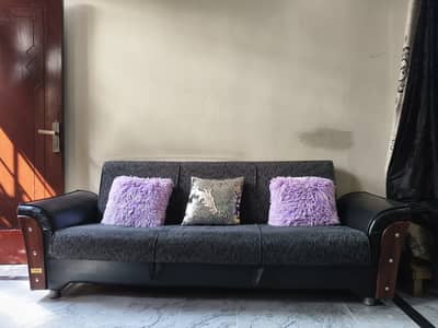 Sofa cum bed with storage