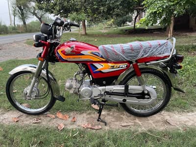 Honda cd 70 Model 2025 All Punjab number All Documents clear