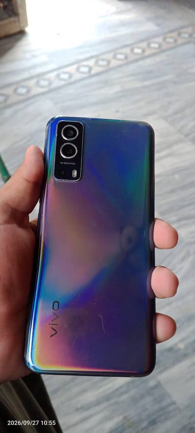 Vivo Y72 5g original panel no open and repare with box and charger