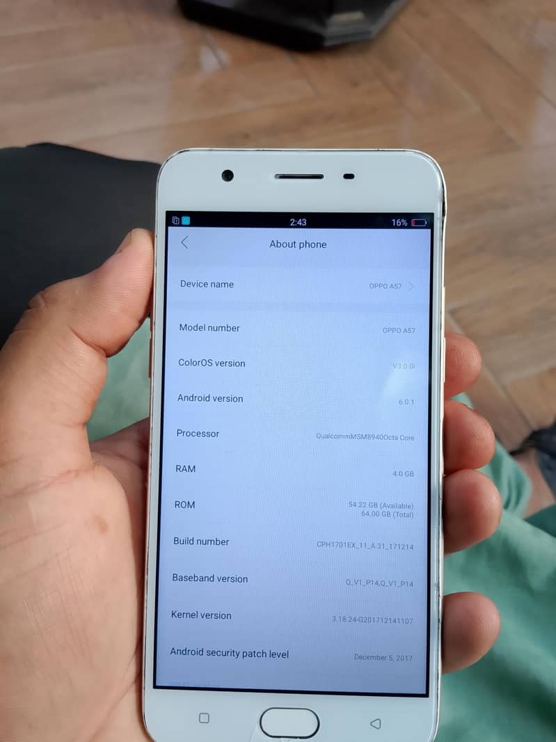 OPPO A57 7