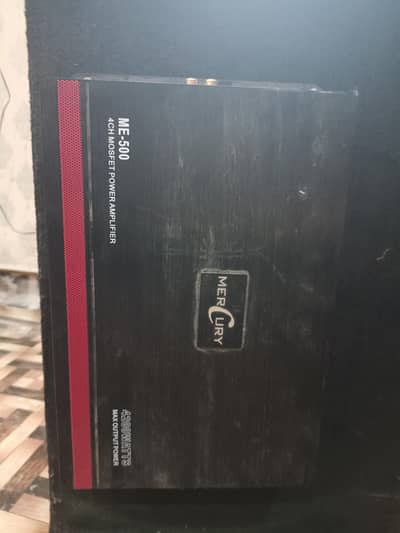 JBL woofer and amp