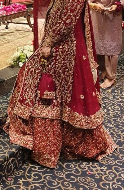 bridal lehenga for sale condition 10 off 10