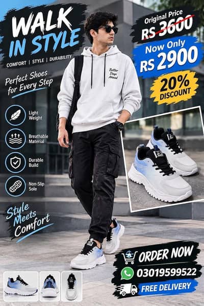 Premium High Quality Joggers Mens Shoes