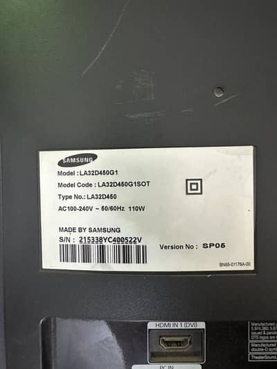 Samsung la32d450g1