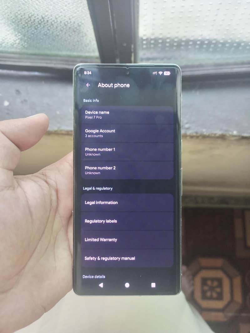 Google Pixel 7 Pro panel change 0