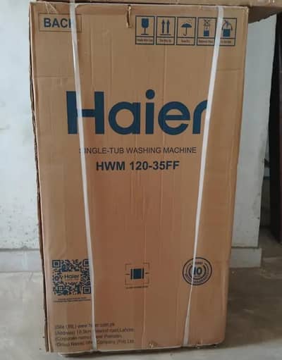 HAIER WASHING MACHINE HWM 120 35FF BRAND NEW