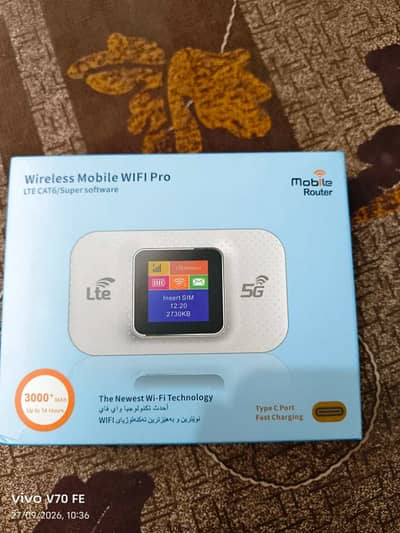 MF680 4G LTE Pocket WiFi Router – Unused With Original Box