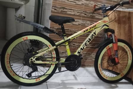 bicycle important 22 inch brand new 7month used gear wali hi