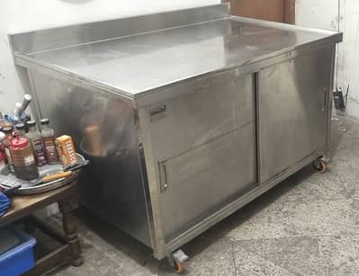 Pizza Oven Stand Trolly Stainless Steel for Oven Southstar Ark Kitchen