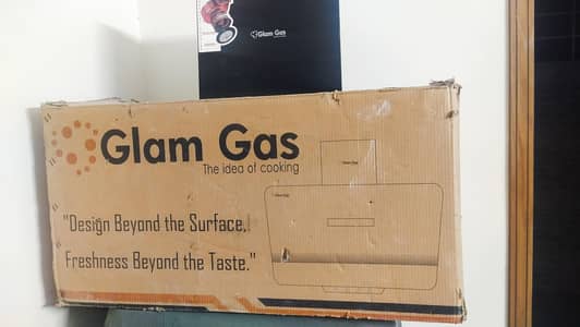 glam gas hood new condition