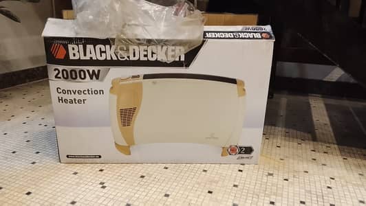 Black+Decker HX350 2000W Convection Heater – Excellent Condition
