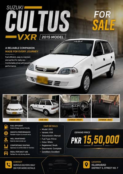 Suzuki Cultus VXR 2015