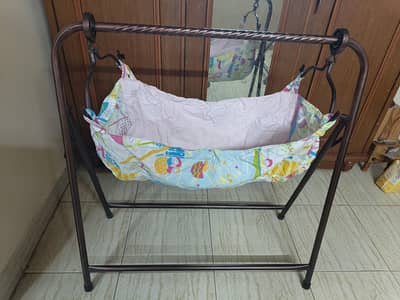 Baby Iron Jhula & Walker for sale