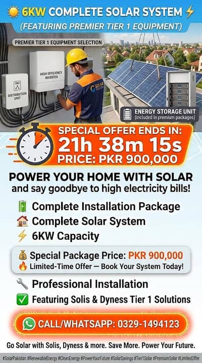 Complete Solar System Installation