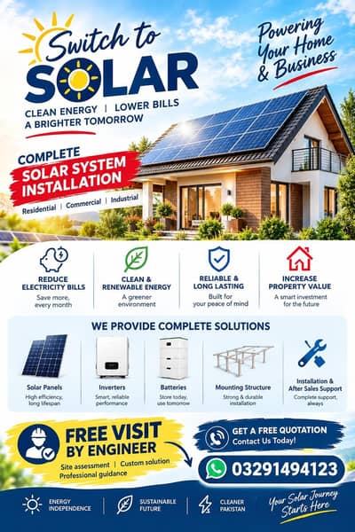 Complete Solar System Installation