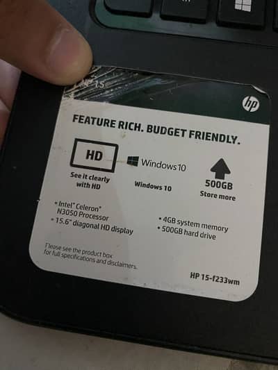 selling my hp laptop
