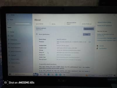 Laptop About