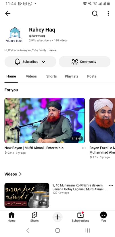 Two Youtube Channels Availabe for Sale