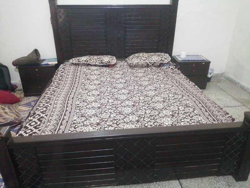 King size bed set 0