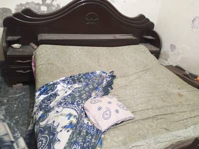 bed and Dressing and showcase