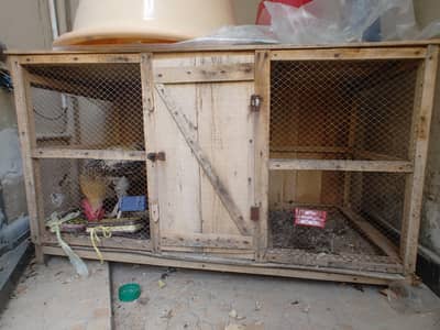 Big Size Cage with Tray 6k price final Only msg on whatsap 03321647163