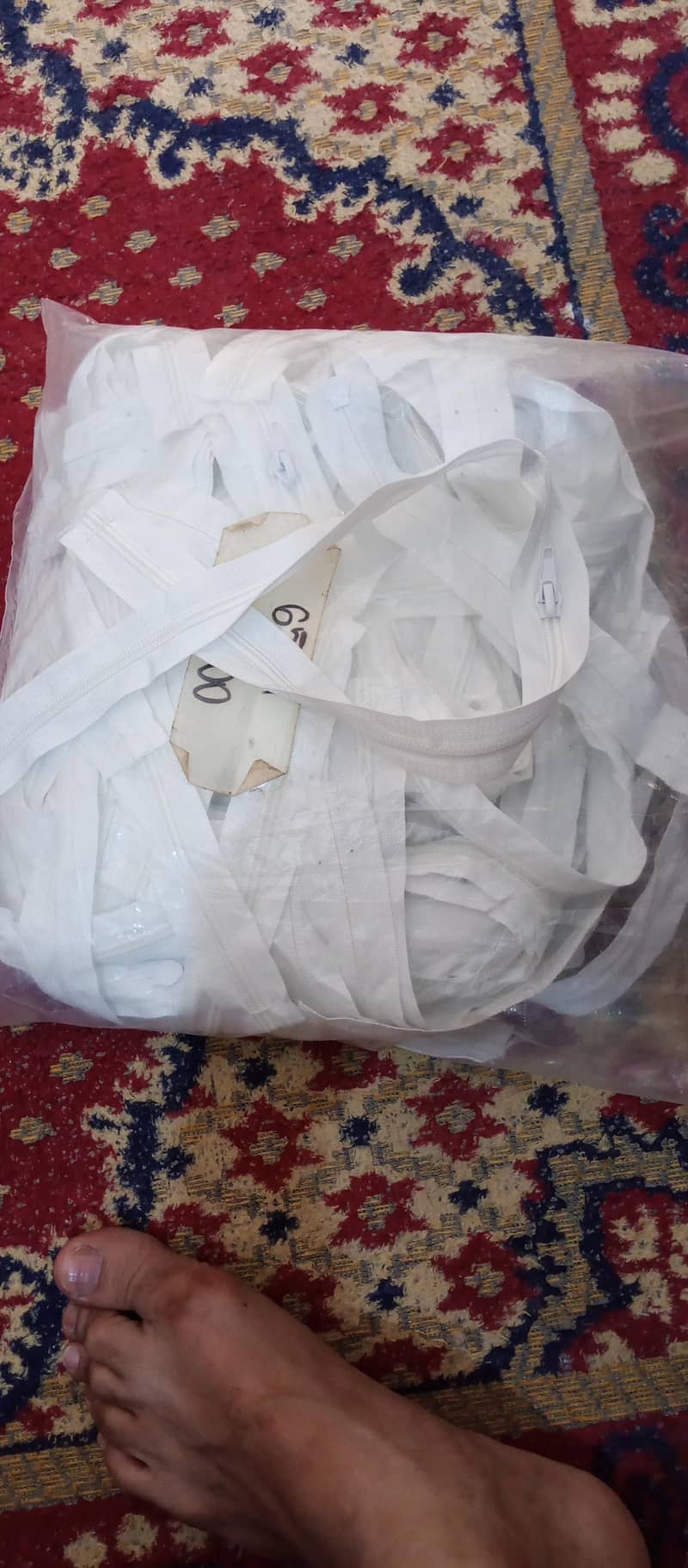 zips white colour 4