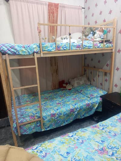 iron bed