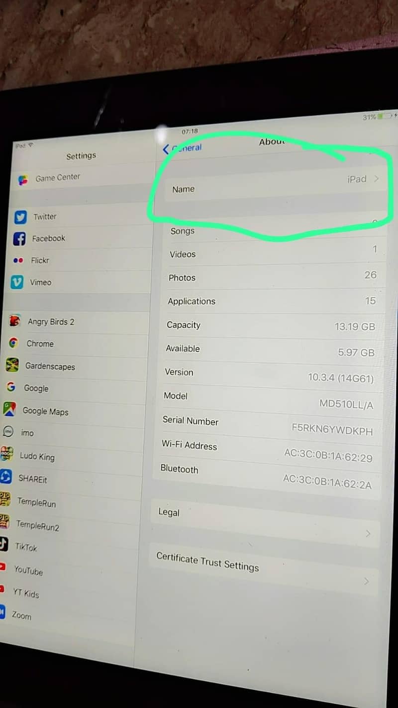 ipad Apple 2