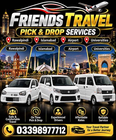 Frends travel pick and drop service