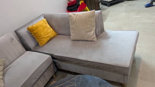 L shape sofa
