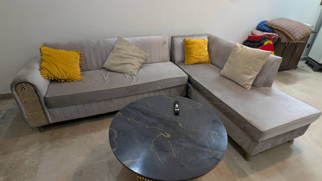 L shape sofa 2