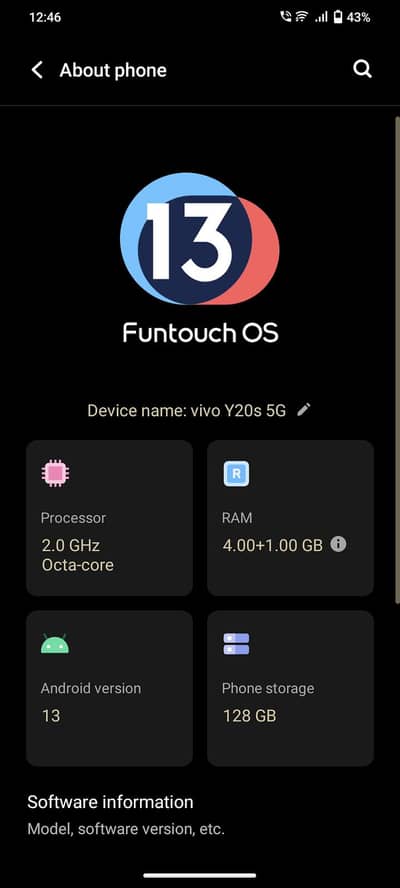 Vivo Y20s Urgent Sale urgent sale