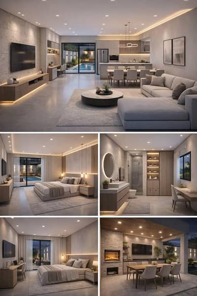 interior design home renovation bed ROM design