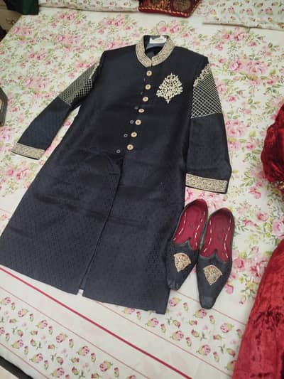 Sherwani with matching Khussa for sale