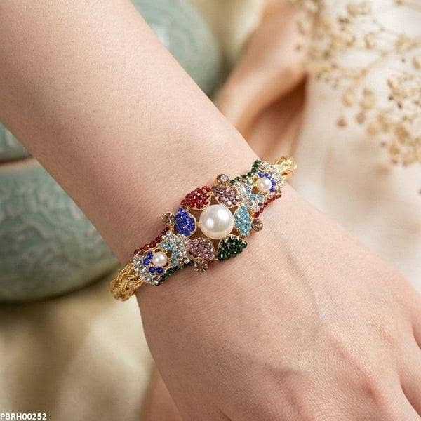 rectabgle flower bangles set 1