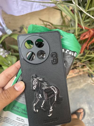 Tecno camon 30s polo leather case black colour