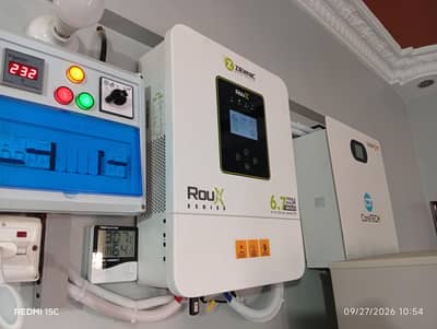 solar inverter 6kw used with lithium battery 51v
