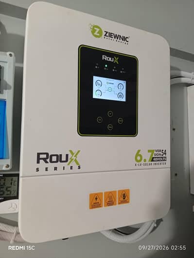 solar inverter zewnic 6kw used with coretech lithium battery 51v