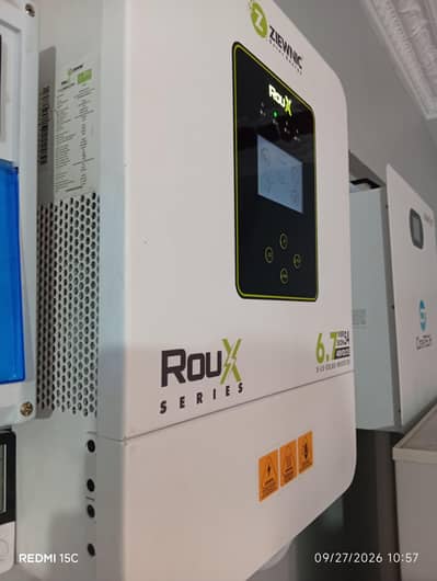 solar inverter zewnic 6kw used with coretech lithium battery 51v