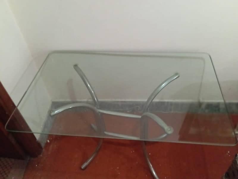 Glass dining table only 0