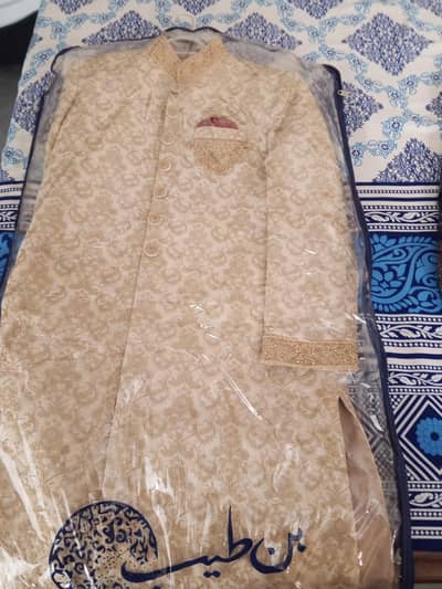 Medium Size New Sherwani for sale , just 3 hours use , Brand New