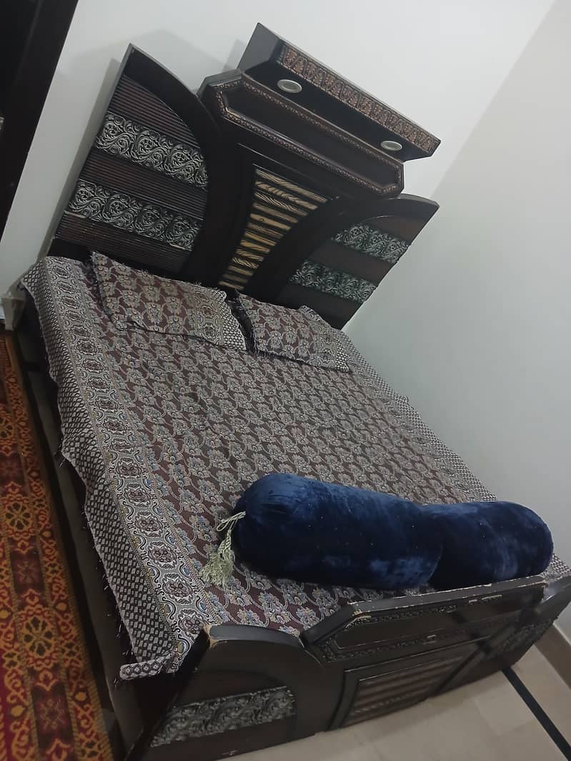 bed set with dressing sofa cupboard 2