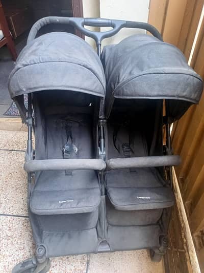 imported twin pram