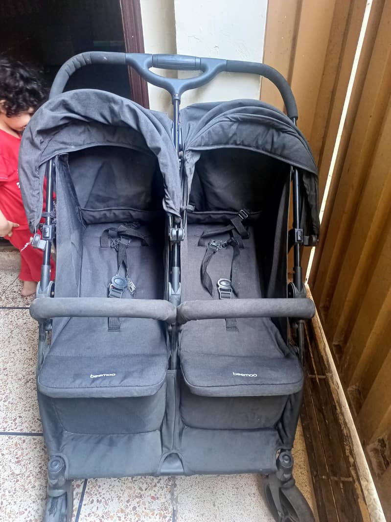 imported double pram/stroller 1