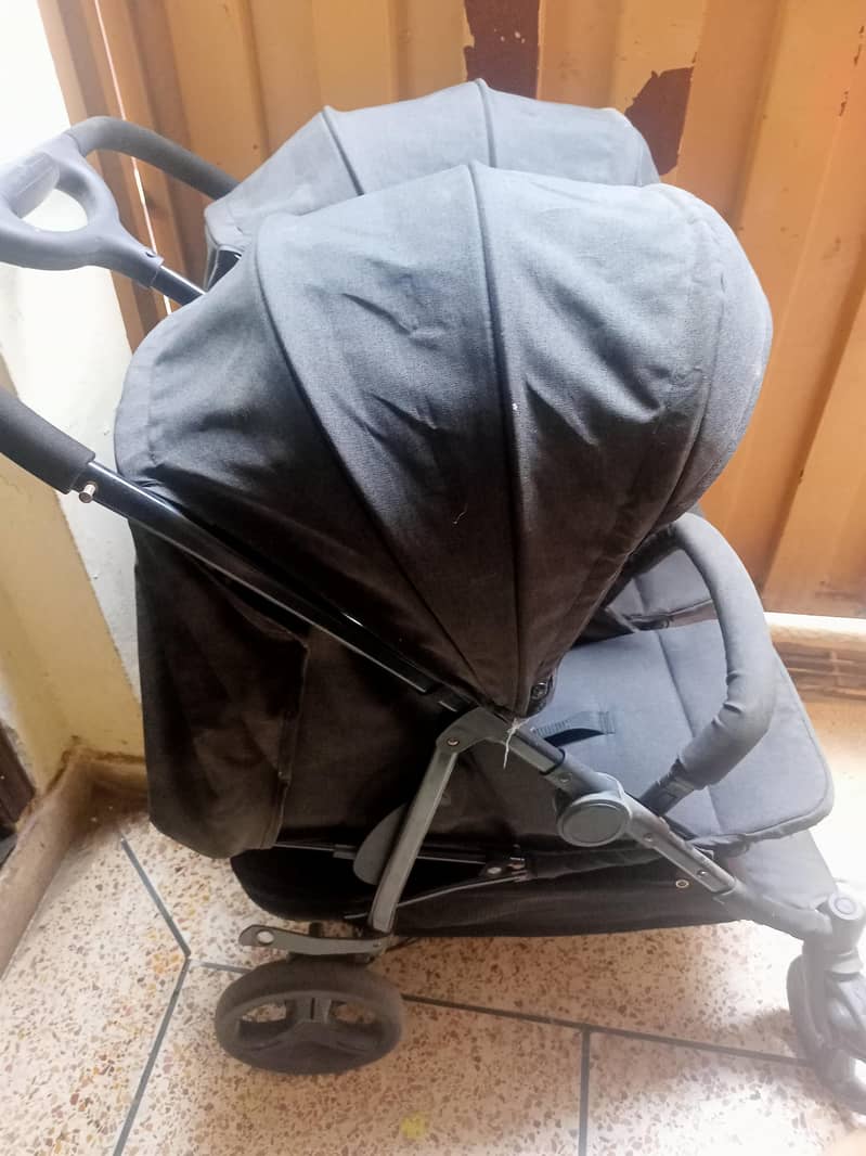 imported double pram/stroller 2