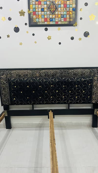 Double bed in fresh condition