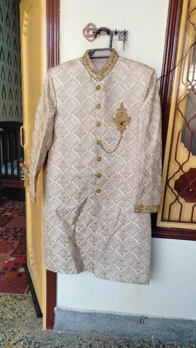 Sherwani, Groom dress, Dulha sherwani, Wedding, Barat